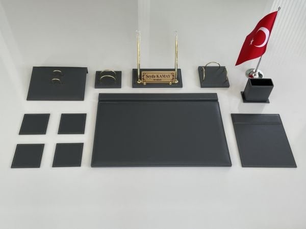Bayraklı Gri Hediyelik Ekonomik Sümen Takımı