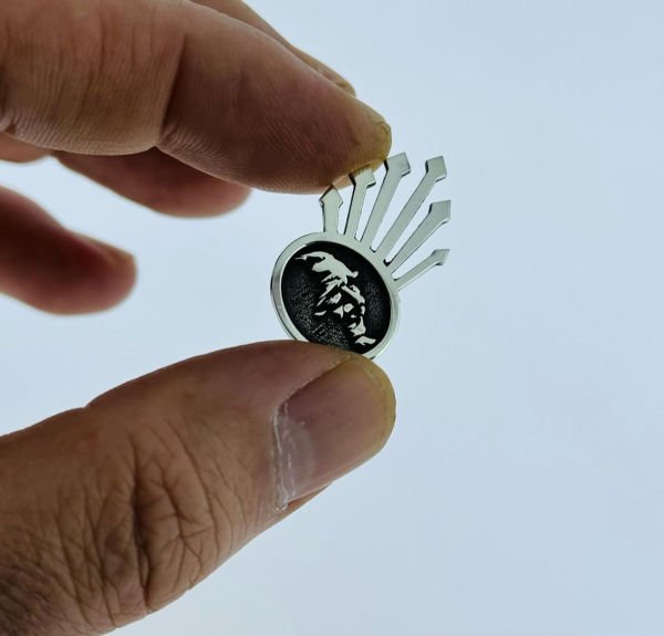 Kişiye Özel Gümüş 925 Rozet & Çok Amaçlı - Logo