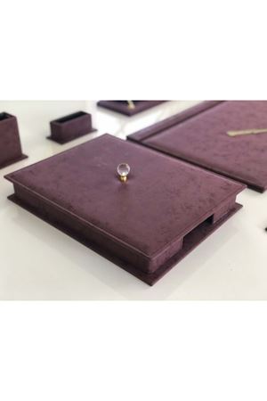 EL YAPIMI Bordo Rustik Sümen Takımı Hand Made