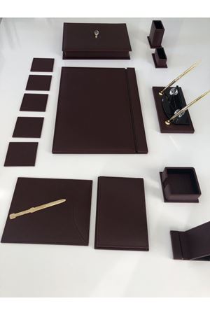 EL YAPIMI Bordo inci Business Sümen Takımı Hand Made