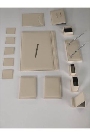 Krem İnci Sümen Takımı El Sanatı V.I.P Hand Made