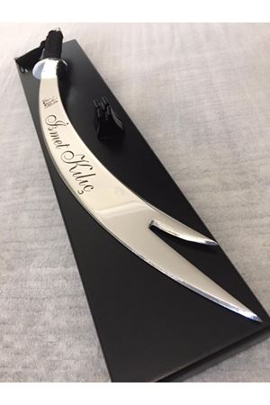 Ahşap Sehpalı Krom Paslanmaz Kılıç 43cm