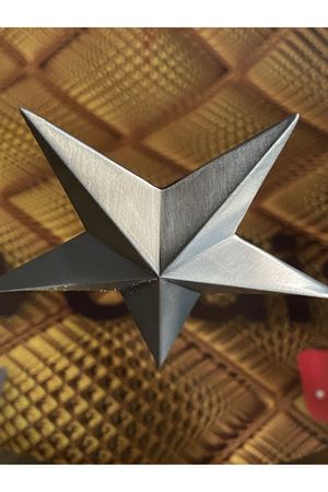 Ay Yıldız Metal Biblo Gümüş (20 Cm)
