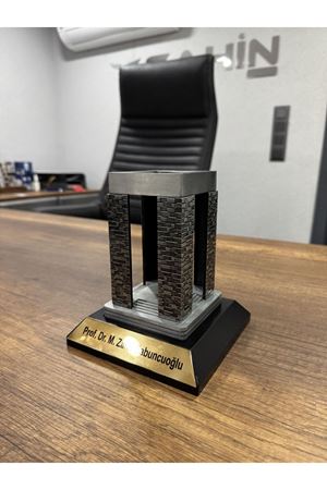 Çanakkale Anıtı Metal altı Ahşap Stand Orjinal Kutuda HEDİYE 15cm İsme Özel