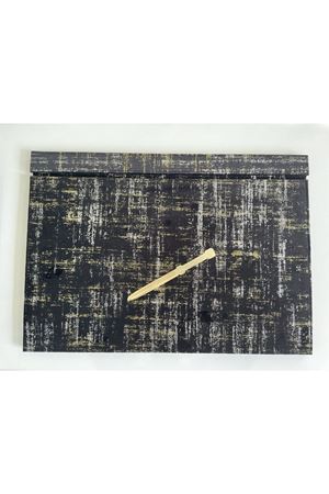 Kadife Siyah Gold El İşçiliği V.I.P Sümen Takımı Hand Made