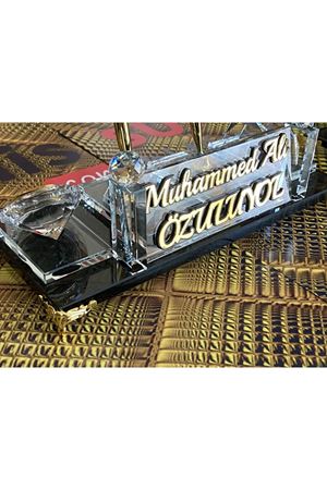 Mercedes Logolu Masa Kristal Seti (isteğe göre logo hazırlanır)