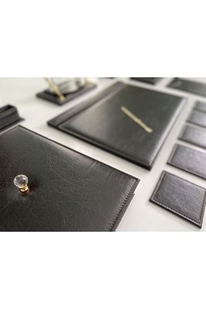 EL YAPIMI Acı Kahve  (Ketane Damarlı) Business Sümen Takımı V.I.P. Hand Made