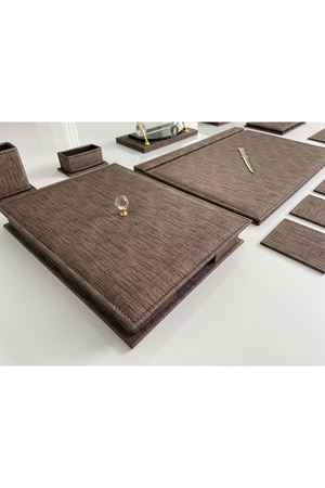 EL YAPIMI Kumaş Bakır Ultralüks Sümen Takımı Hand Made