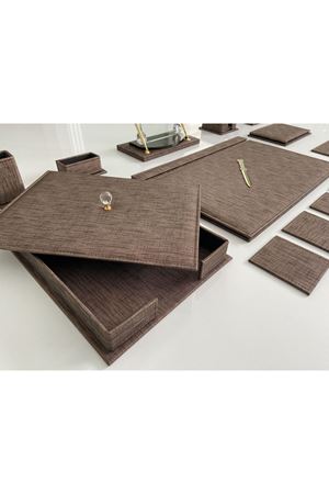 EL YAPIMI Kumaş Bakır Ultralüks Sümen Takımı Hand Made