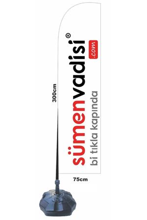 Yelken Bayrağı 75x300