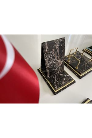 Sümenvadisi Mermer Gold Deri Business Sümen Takımı
