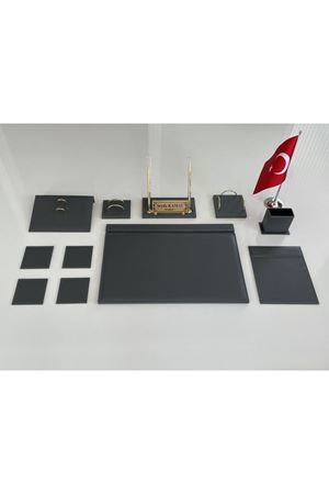 Bayraklı Gri Hediyelik Ekonomik Sümen Takımı