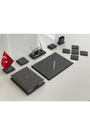 Antrasit Osmanlı Siyah 3 Katlı VIP Sümen Takımı