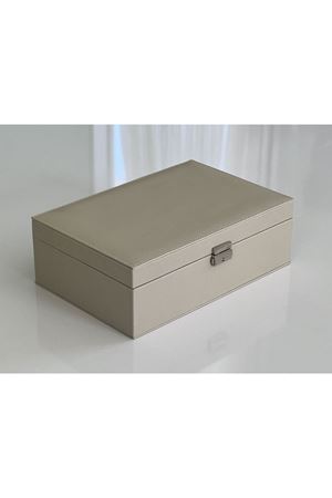 Krem Luxury El Sanatı V.I.P  Mücevharat Takı Kutusu 20x30cm İsminize Özel