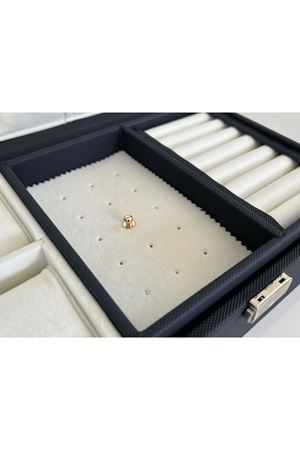 Lacivert Luxury El Sanatı V.I.P  Mücevharat Takı Kutusu 20x30cm İsminize Özel