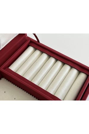 Bordo Luxury El Sanatı V.I.P Mücevharat Takı Kutusu 20x30cm İsminize Özel