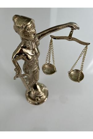 Metal Adalet Heykeli Biblosu Döküm Orjinal Biblolar