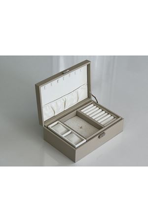 Krem Luxury El Sanatı V.I.P  Mücevharat Takı Kutusu 20x30cm İsminize Özel
