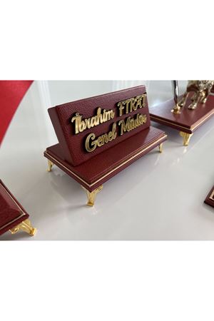 ÜST SEVİYE Sümenvadisi Bordo Deluxe Deri Scrikss Markalı Kalem Saat Yüzük Kutulu