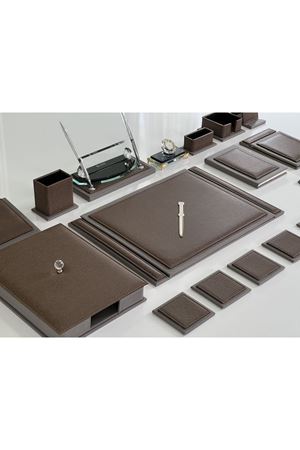 Kahve Gri Sümen Makam Takımı VIP Luxury Set