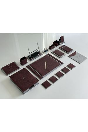 Vişne Gri Kadife Sümen Makam Takımı Deluxe