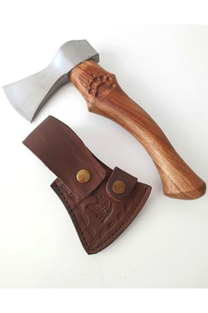 Orijinal Karaağaç Kamp Baltası El Yapımı 26 cm