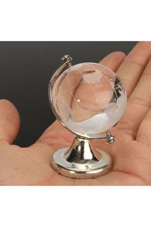 Mini Kristal Dünya Küre 6cm