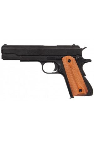 Biblo Ofis Süs ürün Metal ve Ahşap Replika Ofis ürünü Süs Tabanca 24cm