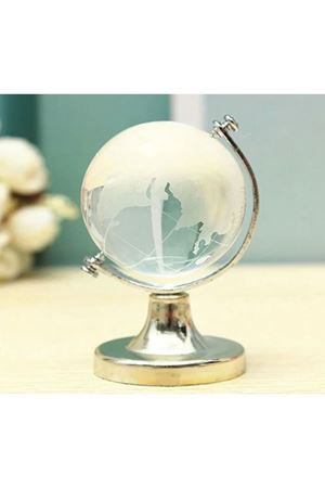 Mini Kristal Dünya Küre 6cm