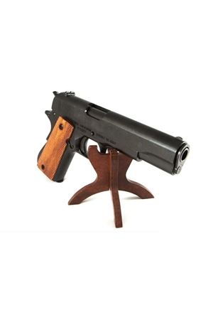 Biblo Ofis Süs ürün Metal ve Ahşap Replika Ofis ürünü Süs Tabanca 24cm