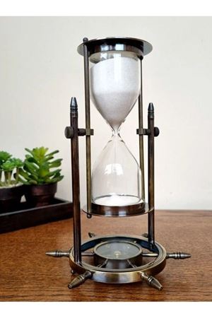 Dümen Pusulalı Kum Saati 20cm