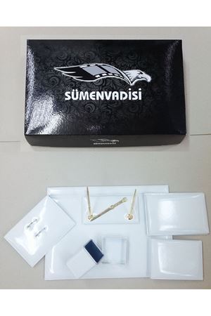 Modern Sümen Takımı Ferrari Beyaz Sümen Seti