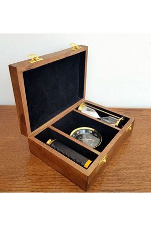 Kum Saati ve Pusula Set 22cm