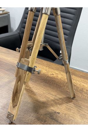 1.Sınıf Kalın Ahşap Ayaklı Dünya Küresi 62 cm Kısalabilen (Avrupa İthal)