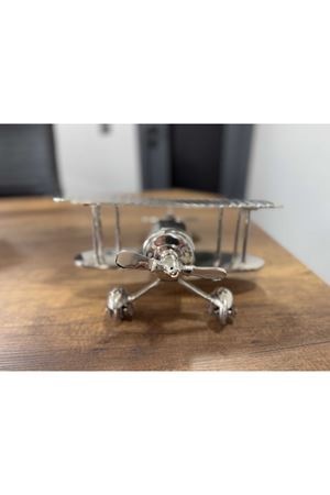 37CM Metal Kasa 1500-2000GR Dev Orjinal Biblo Uçak (Avrupa İthal)