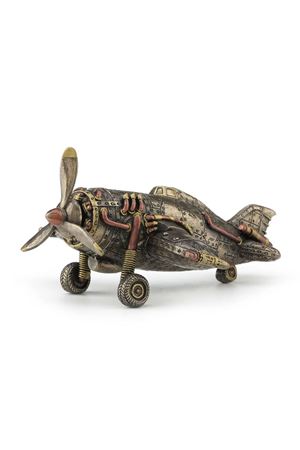 Veronese Steampunk Uçak Biblo 18cm
