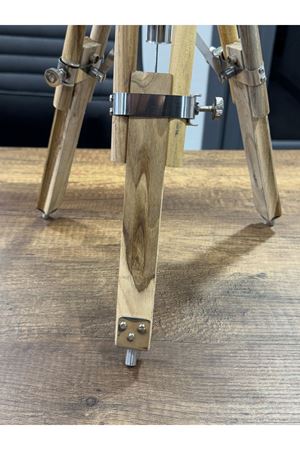 1.Sınıf Kalın Ahşap Ayaklı Dünya Küresi 62 cm Kısalabilen (Avrupa İthal)