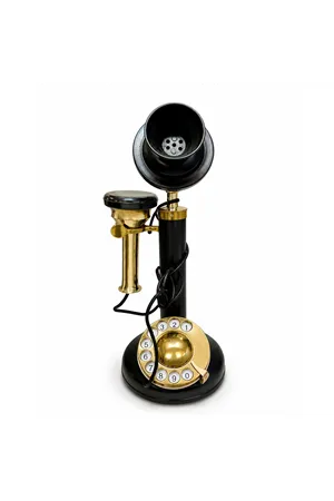 Pirinç Nostaljik Masa Telefonu