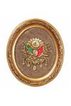 50x65 Oval Osmanlı Devlet Arması Altın