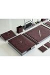 Vişne Gri Kadife Sümen Makam Takımı Deluxe