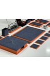 Lacivert Pastel Orange Sümen Makam Takımı Ultralüks V.I.P