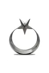 Ay Yıldız Metal Biblo Gümüş (20 Cm)