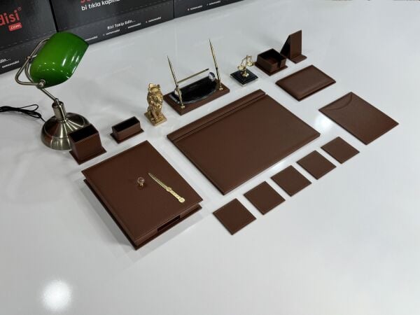 EL YAPIMI PREMİUM Lüks Lion Taba Sümen Makam Takımı