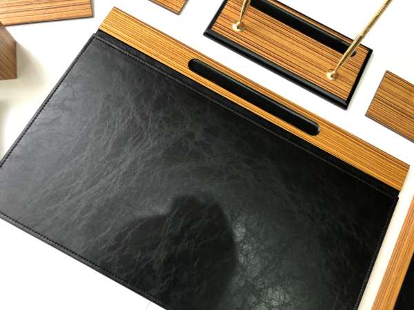 El Yapımı Ahşap Siyah Sümen Takımı Hand Made