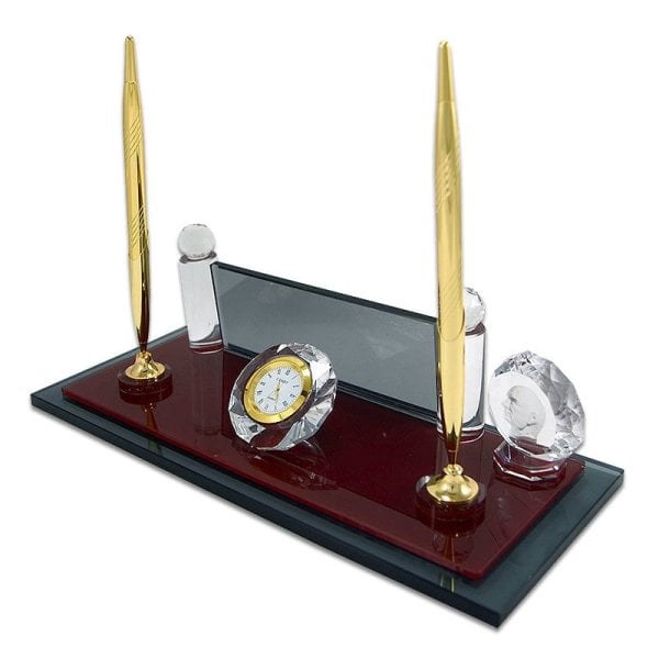 Kristal Masa İsimliği 521 siyah bordo