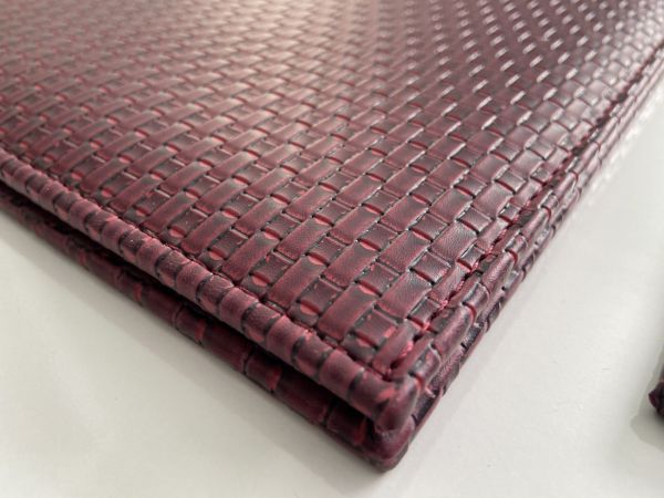 EL YAPIMI Bordo Baklava Desen El Sanatı V.I.P Sümen Seti Hand Made