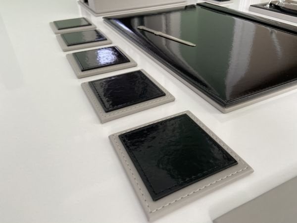 Siyah altı Gri Sümen Takımı  Consept Exclusive Hand Made