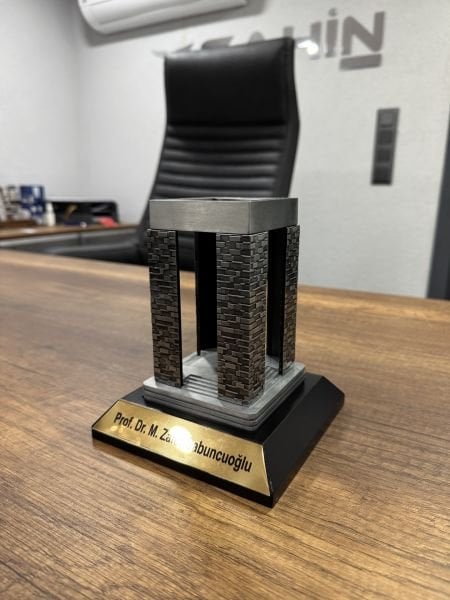 Çanakkale Anıtı Metal altı Ahşap Stand Orjinal Kutuda HEDİYE 15cm İsme Özel