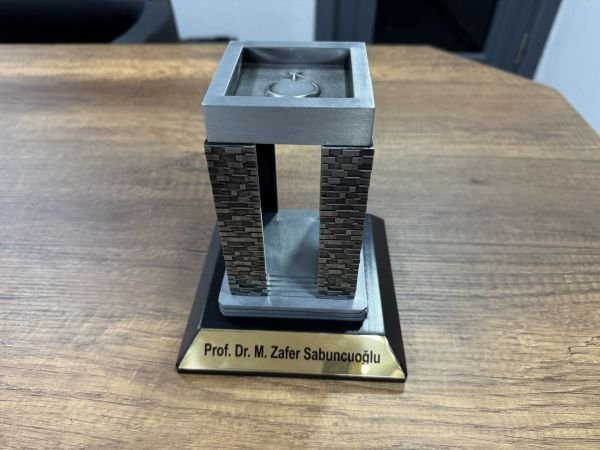 Çanakkale Anıtı Metal altı Ahşap Stand Orjinal Kutuda HEDİYE 15cm İsme Özel