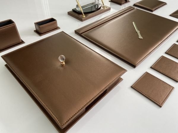 EL YAPIMI Bakır Altın Business Sümen Makam Takımı Hand Made